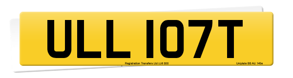 Registration number ULL 107T